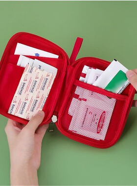 Health medicine first aid kit travel storage emergency kit h