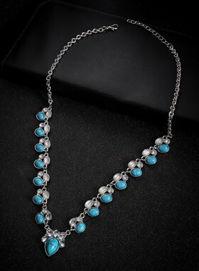 Recommended luxury personalized necklace set with turquoise