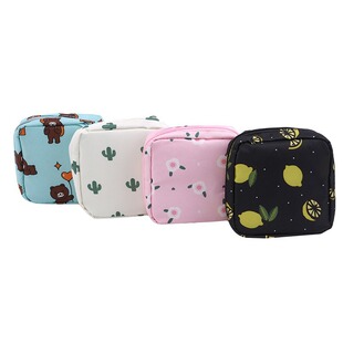 Cute cartoon sanitary pad storage bag menstrual period bag s
