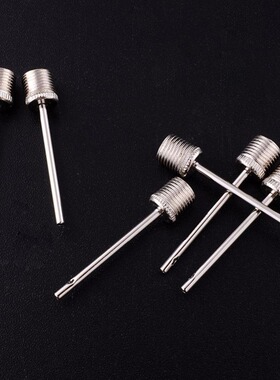 Silver stainless steel metal air needle basketball football