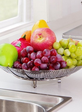 Stainless steel lotus steaming tray versatile fruit tray mag