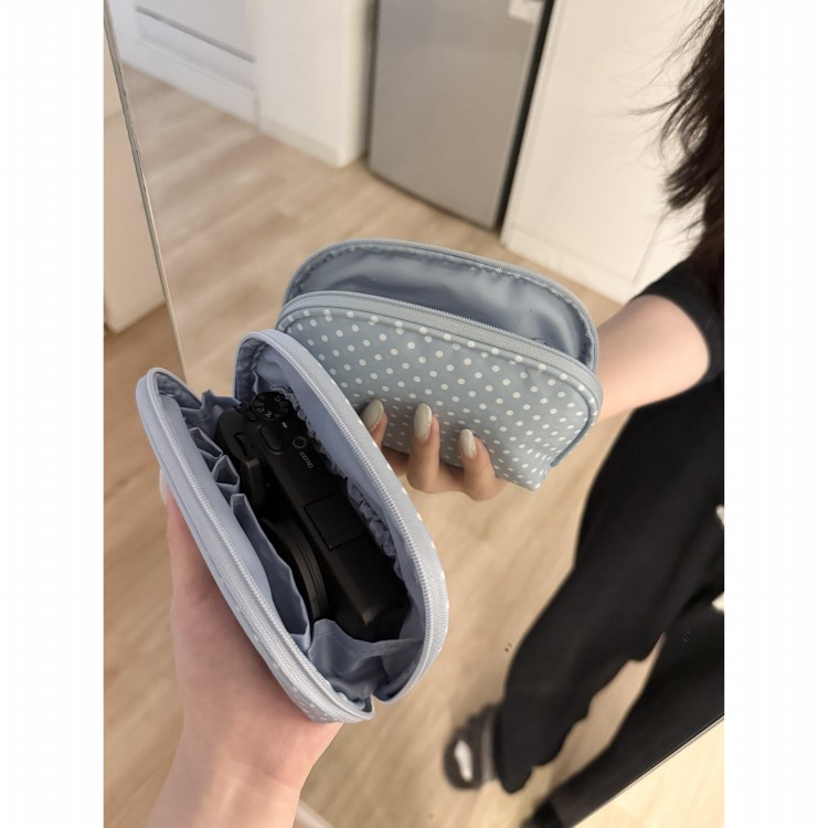 理光相机收纳包日式ccd相机包旅行便携式杂物收纳包数据线整理袋