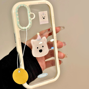 立体西高地贴片适用于vivo iqooneo10/8pro手机壳neo7se全包iqoo13pro气囊z5x/z7/z9x/turbo防摔u1x女u3个