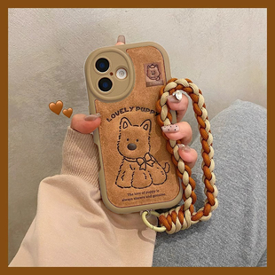 磨砂nova8se 秋冬高级仿皮西高地适用于华为nova14pro 13手机壳nova10全包hi nova9se 5女新 nova7泡芙nova6