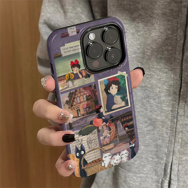 ZYL魔女黑猫适用于oppo reno13pro/11手机壳二合一reno10/9全包卡通reno7/6防摔reno5女findx8/x6