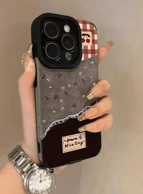 ZYL格子樱桃适用于荣耀500pro/400Ultra/200手机壳200pro/90新款x70i/60精贴x50i+创意magic8女畅玩60