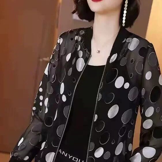 长袖开衫薄款女夏季2026新款轻薄