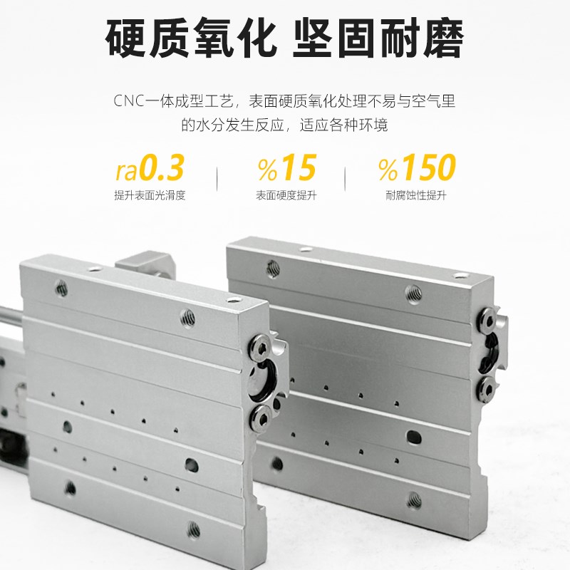 MXF830气g动薄型滑台气缸MXF1250/MXF1640/MXF2010*20/50/75