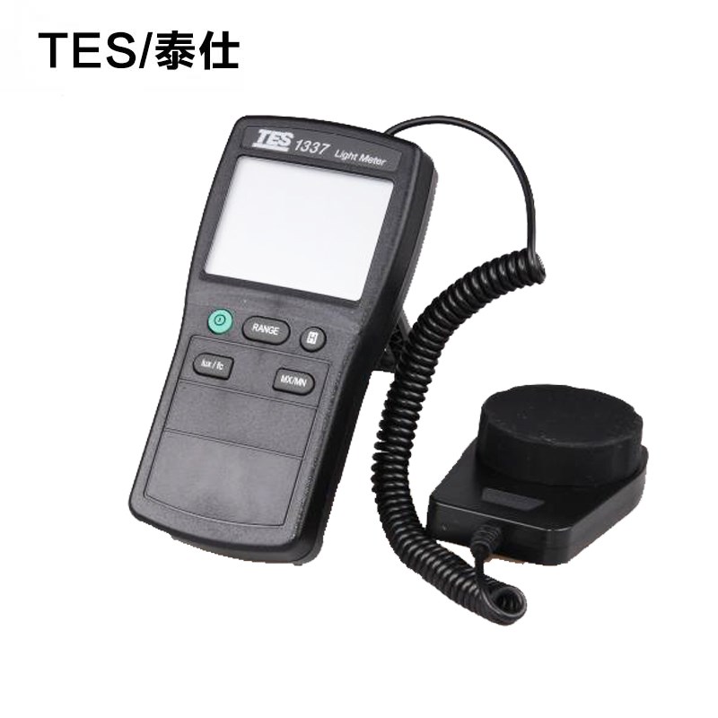 台湾泰仕TES-1337 高精度数字式照度J计光照度计测光仪亮度检测仪