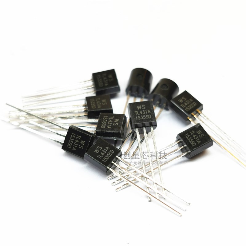 全新 TL431A CJ431稳压三极管 WS431 TO-92 直插稳压三极管 包邮