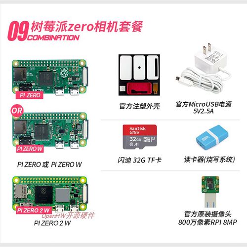 树莓派Zero  Raspberry Pi Zero V1.3/ZERO W/ZERO WH/ZERO 2W