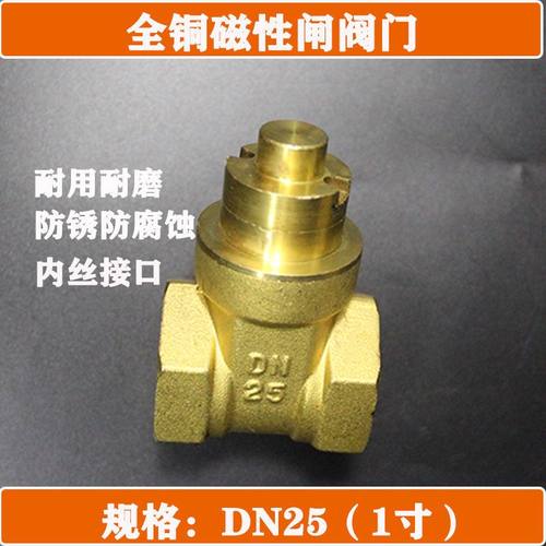 磁性阀门开关闸阀球阀磁力锁闭阀DN15 DN20 DN25 四4分 六6分1寸