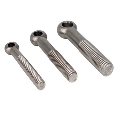 304不锈钢活接螺丝螺栓带孔吊环活结螺杆丝杆加长鱼眼活节螺丝杆