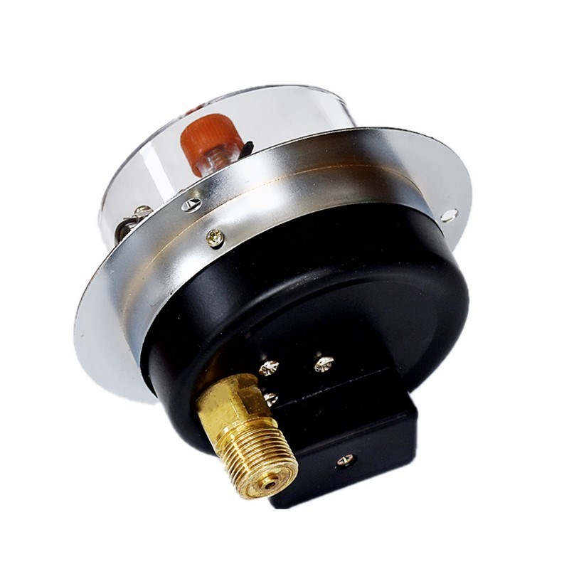 YXC100ZT轴向带边磁助式电接点压力表0-0.6/1/1.6/2.5/25/40MPA