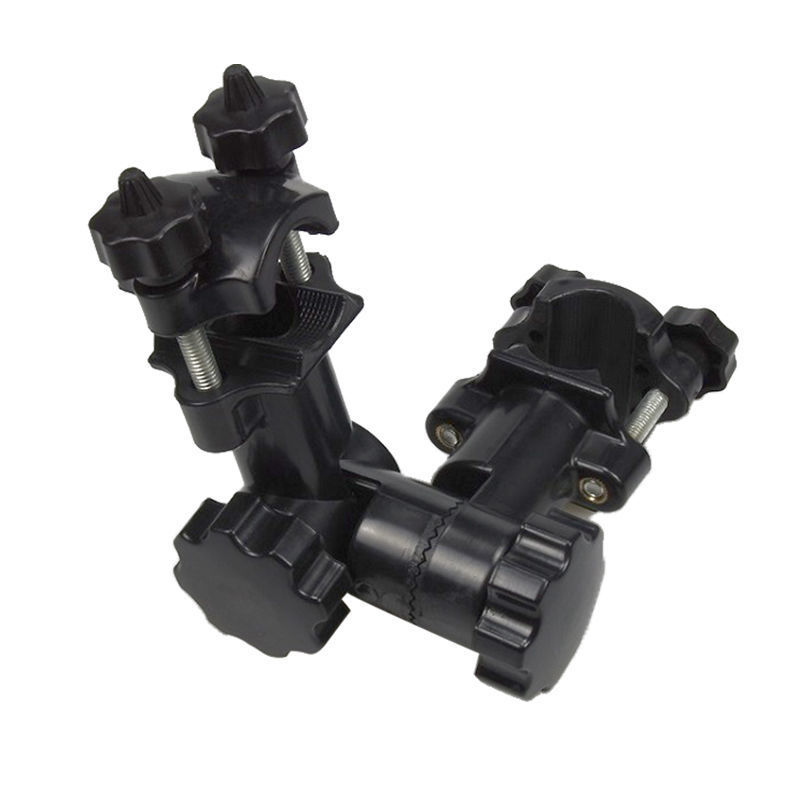 钓鱼超轻万向连接器拉饵盘多功能炮台筏钓伞配件垂钓户外鱼竿黑色