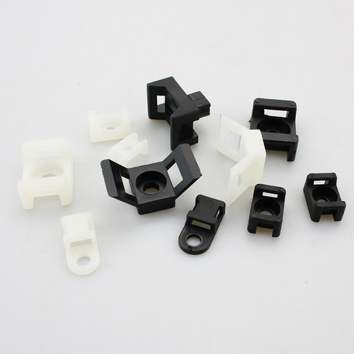 扎带固定座马鞍形电线固定座线卡子理线器螺丝孔座电线电缆线夹HC