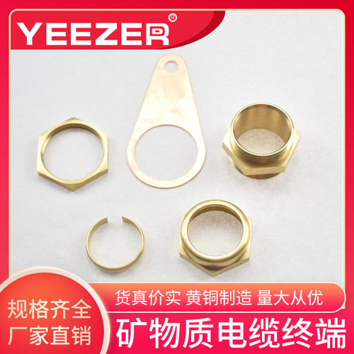 矿物质电缆终端头BTTZ绝缘接头接地BTTVZ防火配件单芯1*61*10