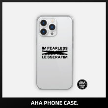 lesserafim手机壳适用苹果14promax简约保护壳iPhone13华为OPPO手机软壳12全包保护套