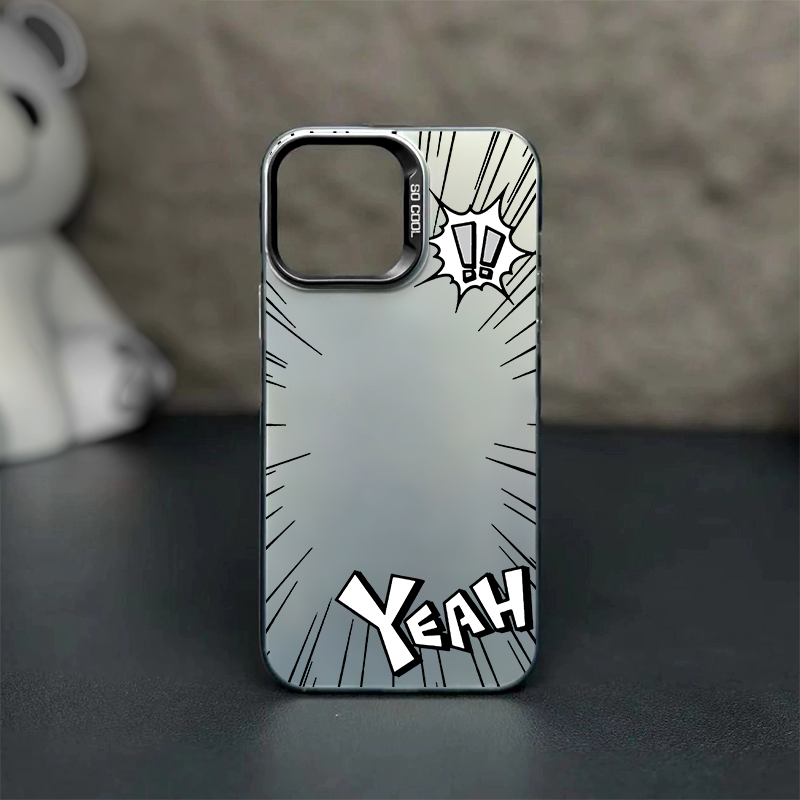 动漫线条适用于IQOO11手机壳VIVO镭射彩银IQ0010PRO日系漫画IQ009爱酷iqoo8pro简约二次元iqoo7防摔por保护套