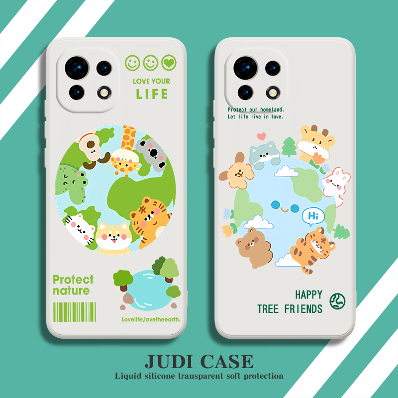 环保地球civi2小米14手机壳k40爱护自然13适用12红米k60女k50pro男11关爱环境note10高级感k30创意10S卡通9潮