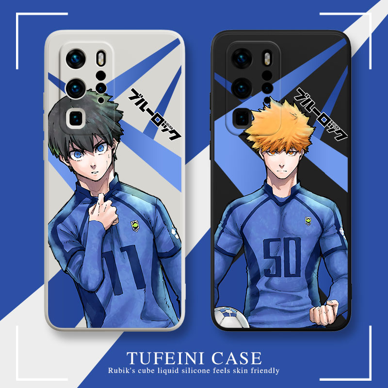 蓝色监狱华为mate50pro手机壳40/30适用p50p40p30p20荣耀70新款nova10女9男60/50动漫洁世一20X蜂乐回8se周边