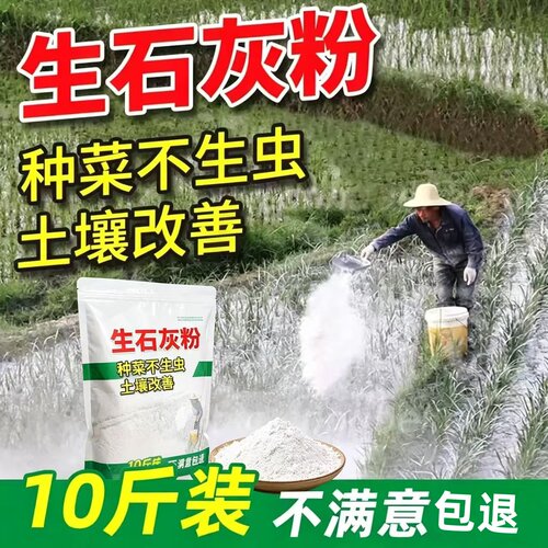 生石灰粉10斤除臭吸霉干燥剂
