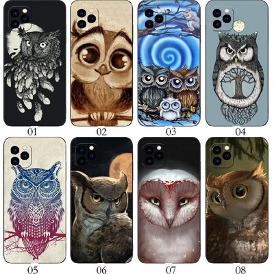 卡通猫头鹰适用iPhone苹