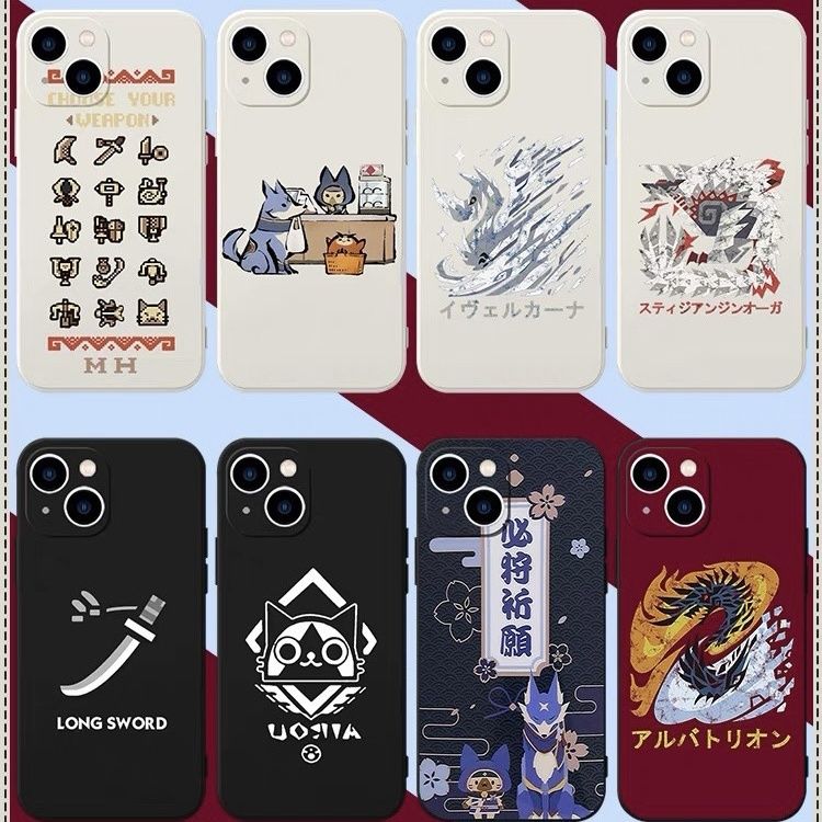 怪物猎人手机壳冰咒龙适