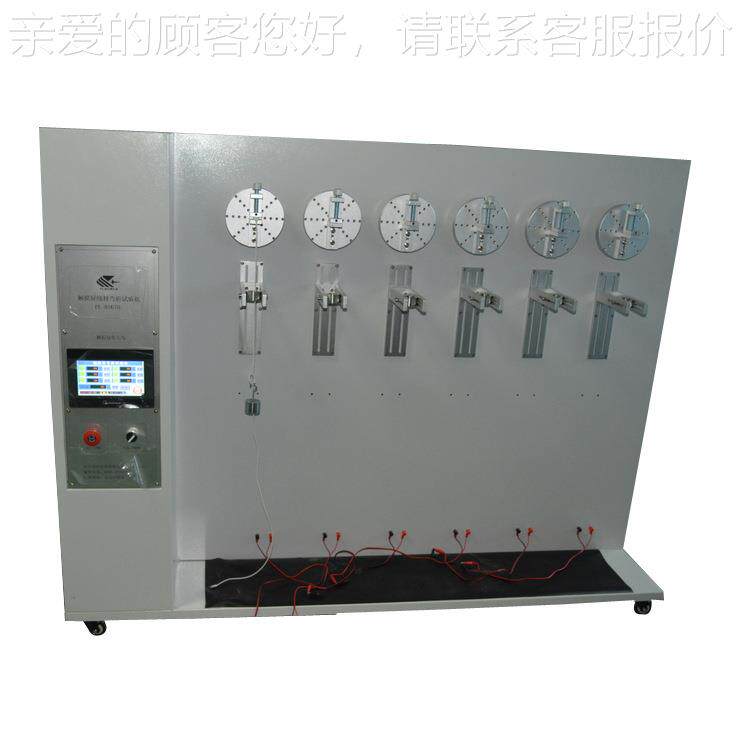 触摸屏360FL-8617-试线材弯折试验6工位电源线摇摆度测机DC线摇机