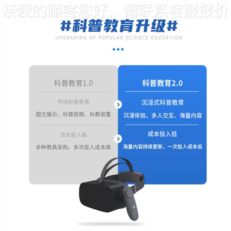R园安全机VVR科普安全一体机校VR智安全慧教育头戴式HT-VRAQ0虚拟