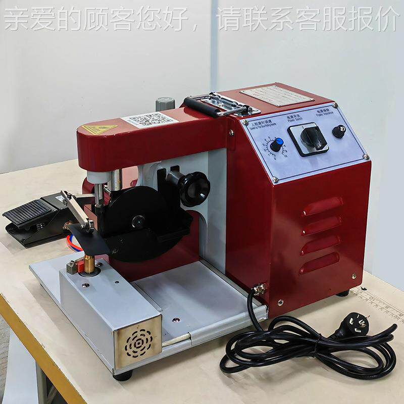 色新款单边油边机皮具皮包皮革自动单边一机色用着机精准上涂边多