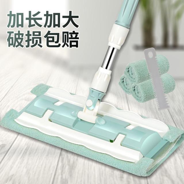 夹布防侧翻大号家用平板拖地全方位扫灰尘吸水家务清洁拖布免手洗