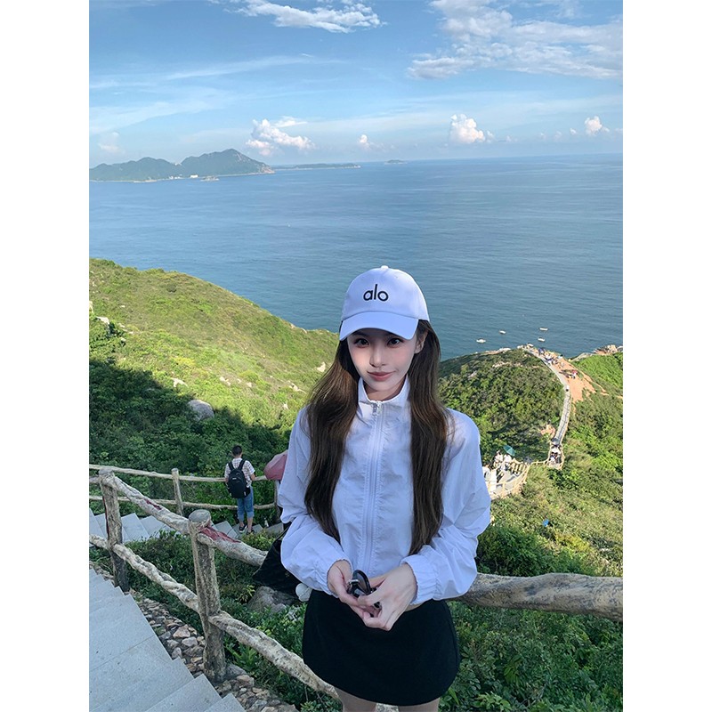 夏日清爽薄款防晒透气长袖衬衫上衣女2025新款高腰直筒黑色半身裙
