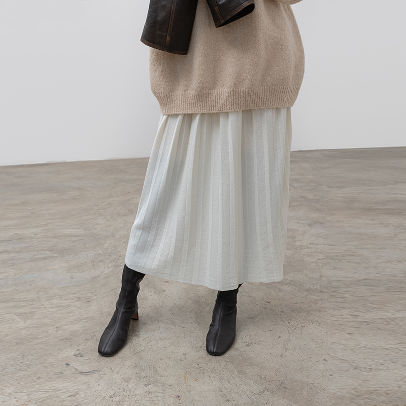 322WORKHOUSEa字百褶裙