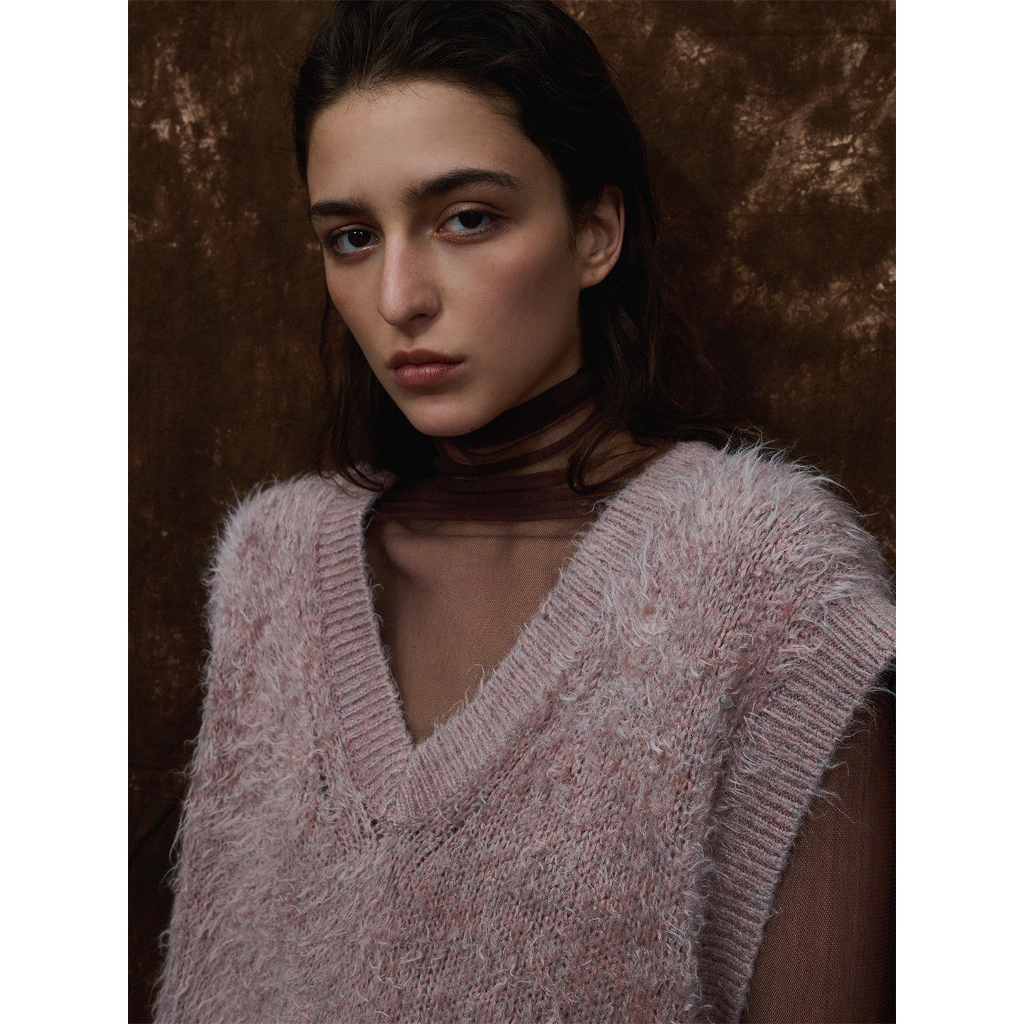 322WORKHOUSE长毛毛衣马甲女士2025新款秋季叠穿针织v领背心B815,女装/女士精品,背心吊带,淘宝优惠券,粉丝福利购,淘宝优惠卷