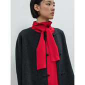 322WORKHOUSE羊毛针织打底衫 内搭飘带上衣B796 长袖 女2025新款 秋季