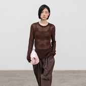 322WORKHOUSE镂空针织罩衫 打底内搭上衣B760 薄款 女士2025新款 秋季