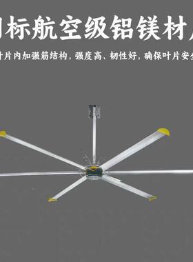 扇厂家直销NUQ永磁工业大吊大型厂房间大风降力温散热车风扇快速