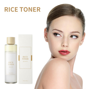 Rice Toner Daily Care for Facial Skin Moisturizing, Moisturi