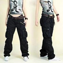 Hip Hop Loose Pants Jeans Baggy Cargo Pants Women女式工装裤