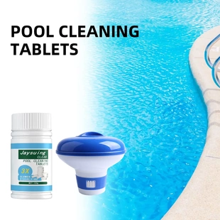 Jaysuing Pool Effervescent Tablets Pool Cleaning Instant Eff