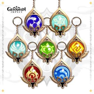 Genshin Impact Keychain, Vision Element God's Eye fo