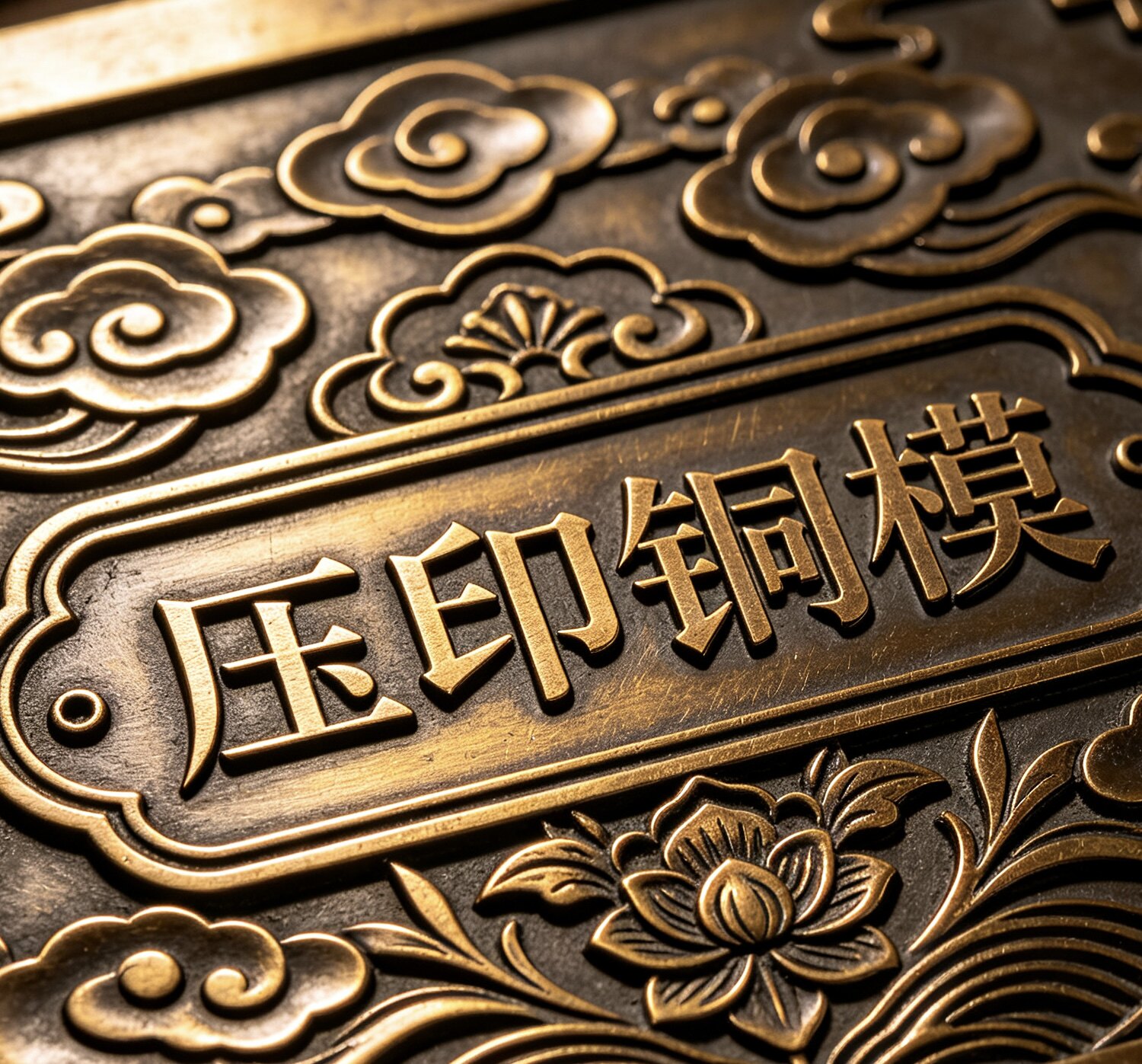 皮革压印 烫金版铜模定制 浮雕机械五金及配附件/耗