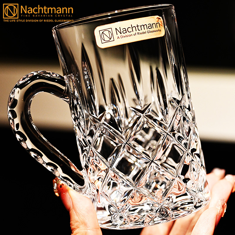 德国进口水晶玻璃耐热手磨咖啡杯