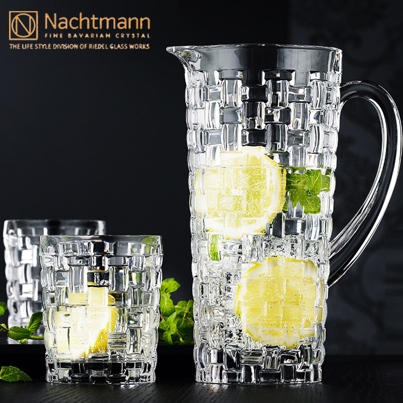 德国nachtmann水晶玻璃洋酒杯冷饮果汁柠檬水壶杯子家用具套装