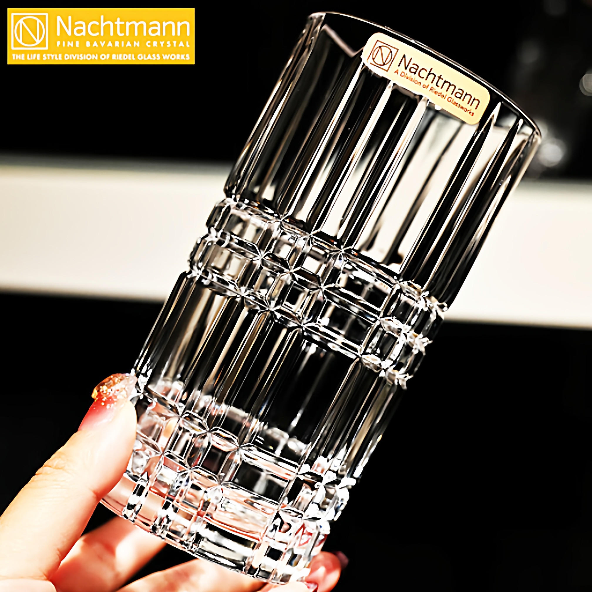 德国进口水晶威士忌酒杯子