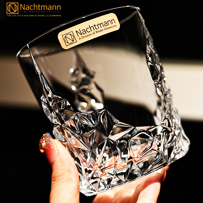 德国进口水晶玻璃高档欧式威士忌洋酒杯啤酒杯果汁饮料水杯子送礼