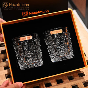 德国进口NACHTMANN水晶玻璃高档礼盒装威士忌洋酒杯果汁饮料水杯