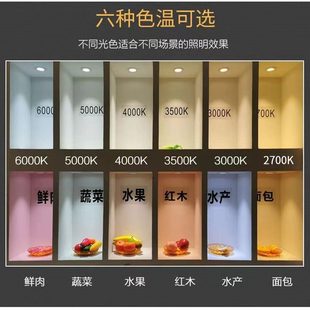 宽电压110v射灯商场展厅二线三线防眩光cob导轨灯 高显指普瑞Ra95