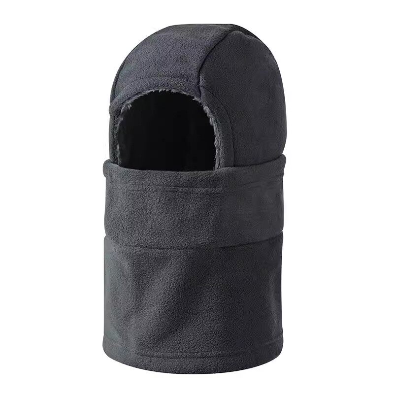 老年人专用睡帽热销冬季户外帽骑行帽头套抓绒帽防风帽抓绒帽蒙面